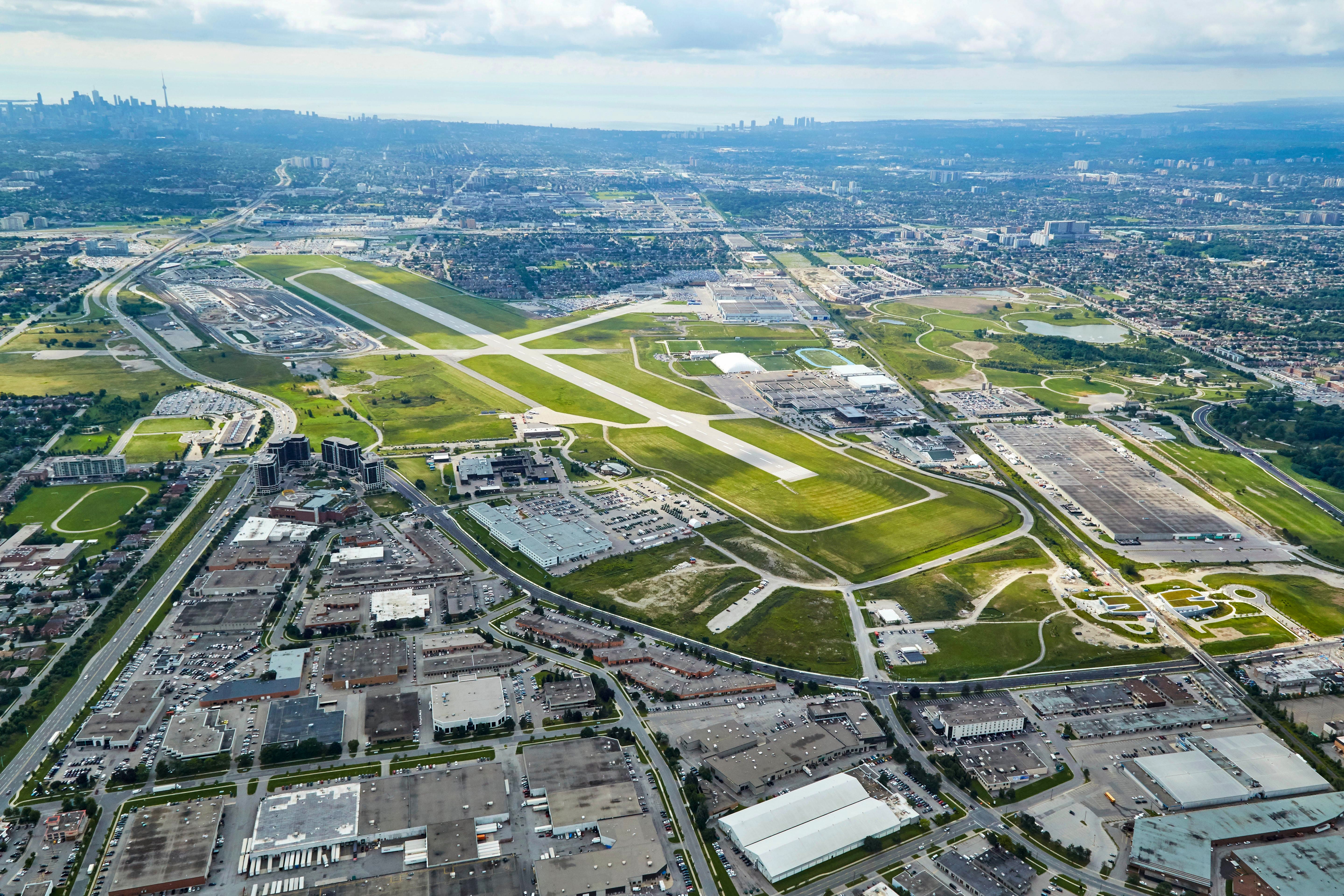 Downsview Redevelopment aerial view