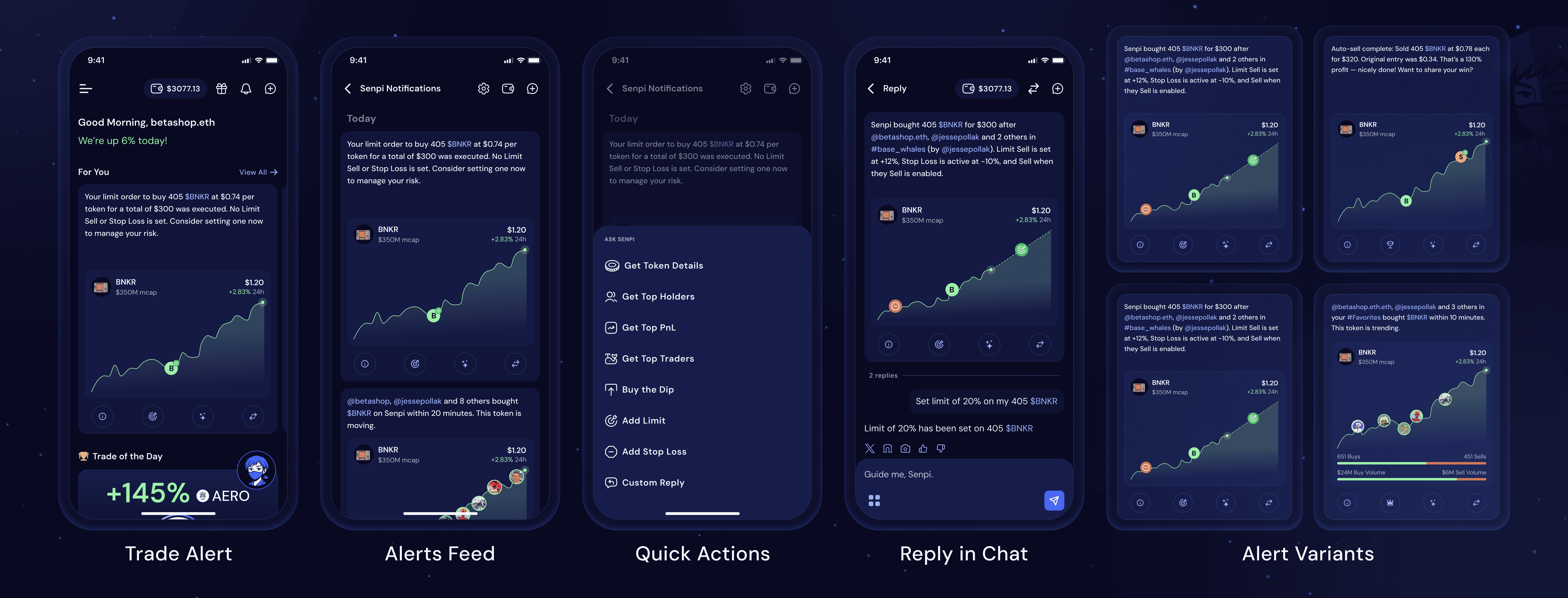 Senpi smart alerts and notifications