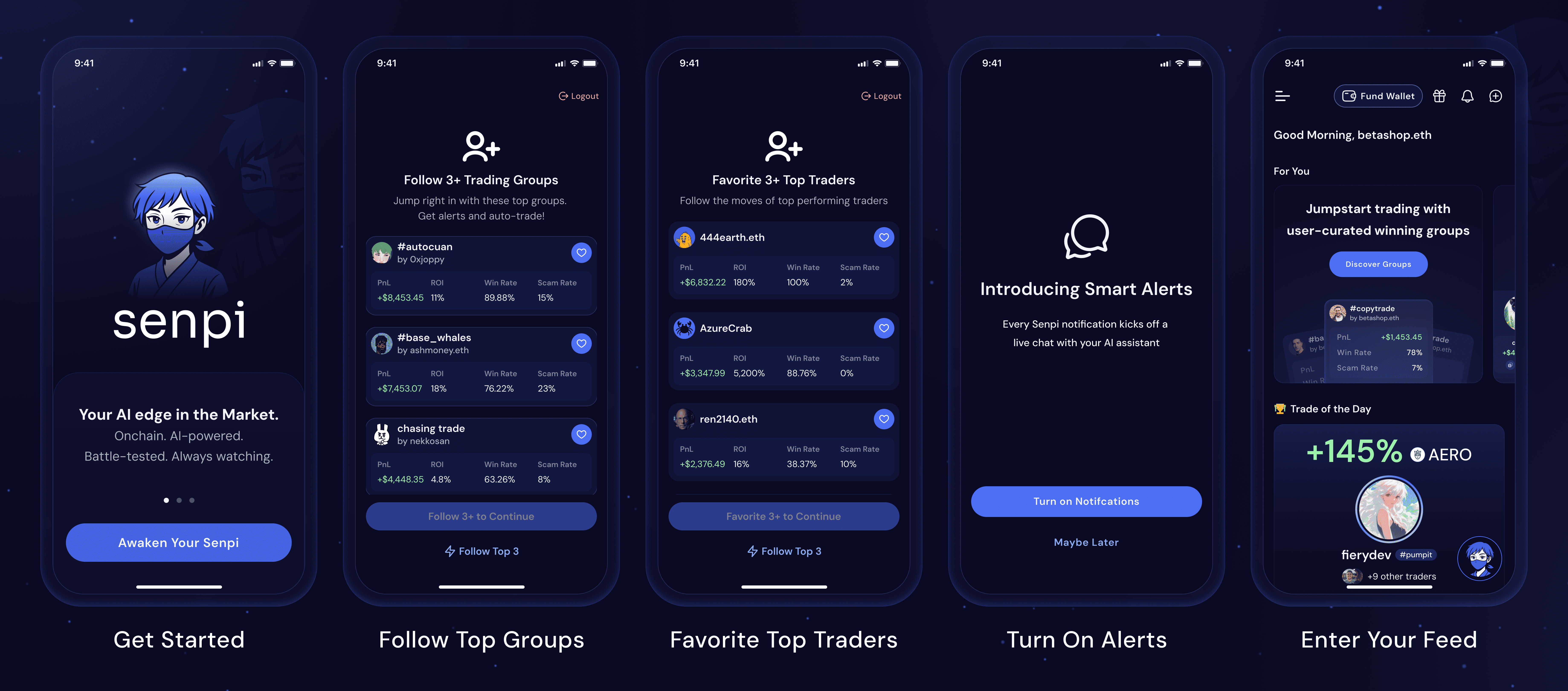 Senpi onboarding flow
